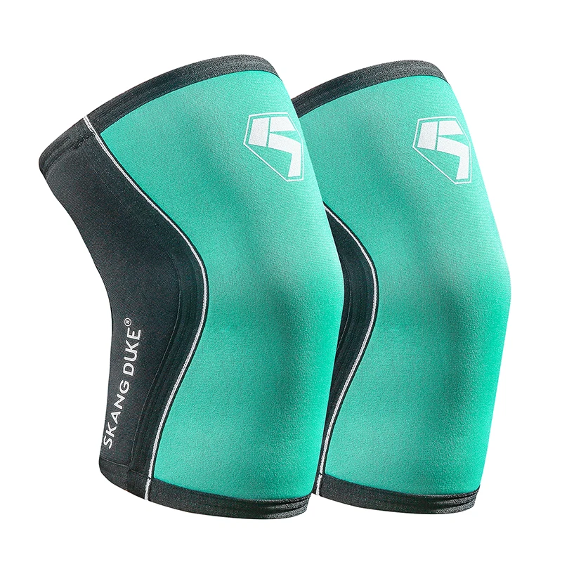 

Custom Logo Weightlifting Squat Powerlifting Sports Knee Pads SCR 7mm Neoprene Compression Knee Sleeves, Green or customized