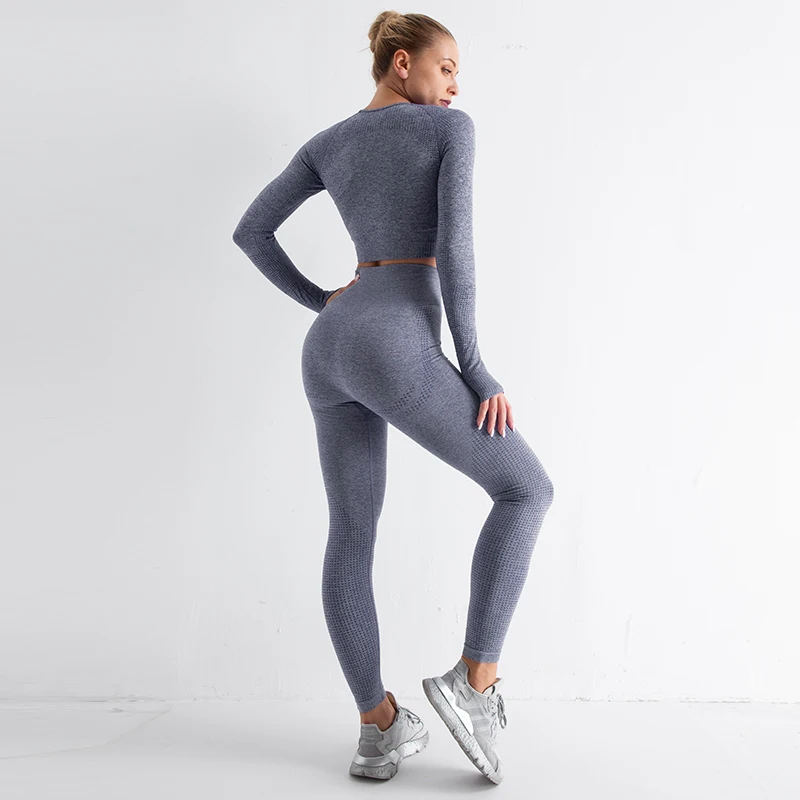 

Wholesale Fitness & Yoga Wear Gym High Quality Running Women Sports Wear Clothing Sports Bra Seamless yoga set, 8 colors