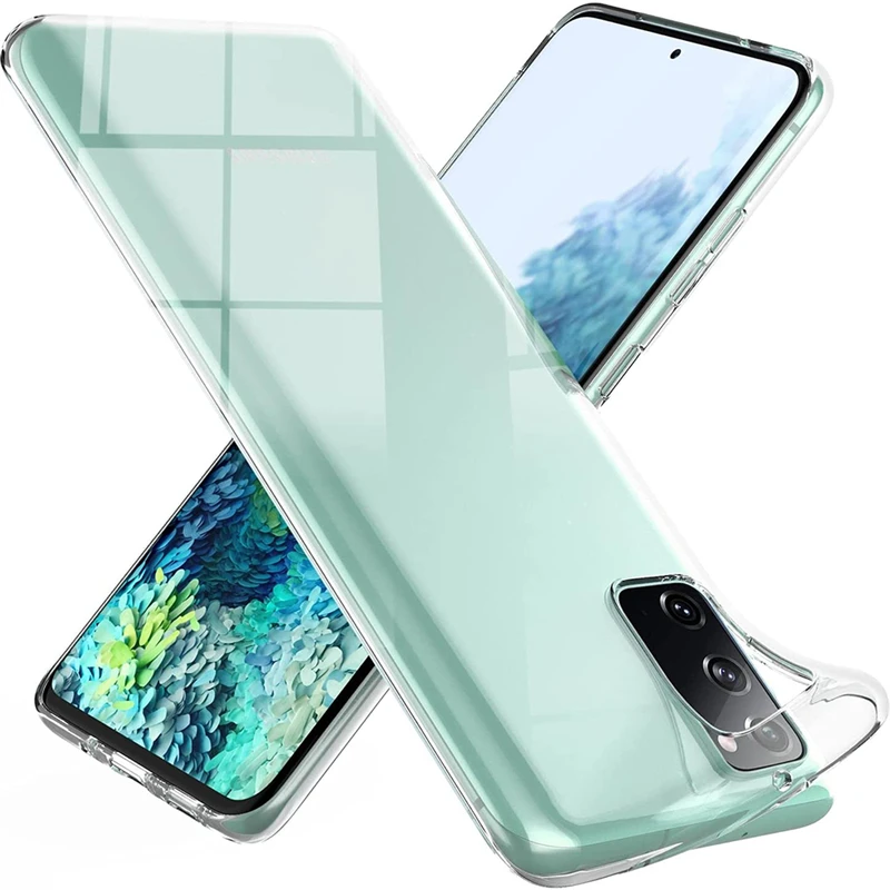 

High Quality Clear Soft TPU Phone Case For Samsung Galaxy A03 A03s M52 F42 S22 Ultra S21 fe S20 transparent Cover