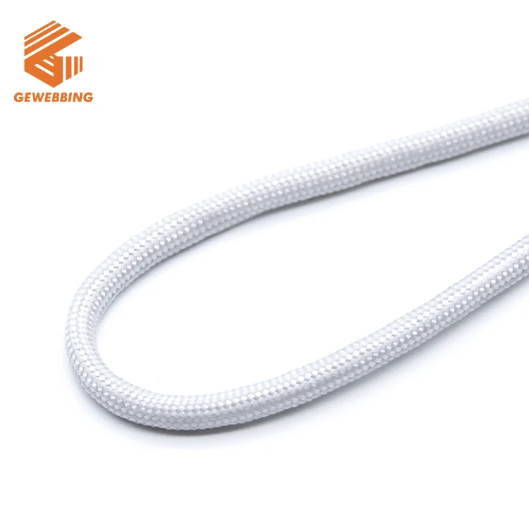 

White Color Nylon Solid Braided Rope In Cheap Price 6mm 8mm Nylon Rope, Multicolor can be customized