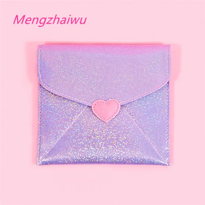 

Japan hot sale daily home use products soft Polyester makeup toiletry bag laser design girls bulk custom small cosmetic bag