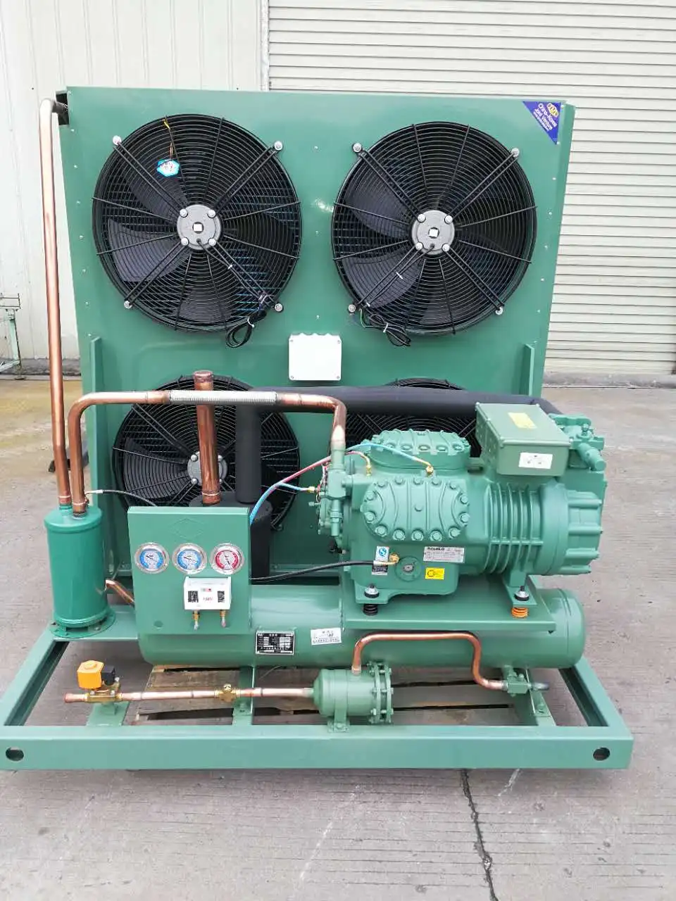 10hp Air Cooled Condensing Unit 4 Blowers Cold Room Condenser Unit
