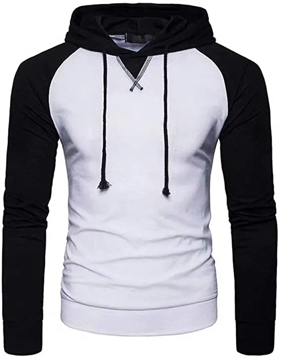 

Men's slim, lightweight long sleeve T-shirt and hoodie