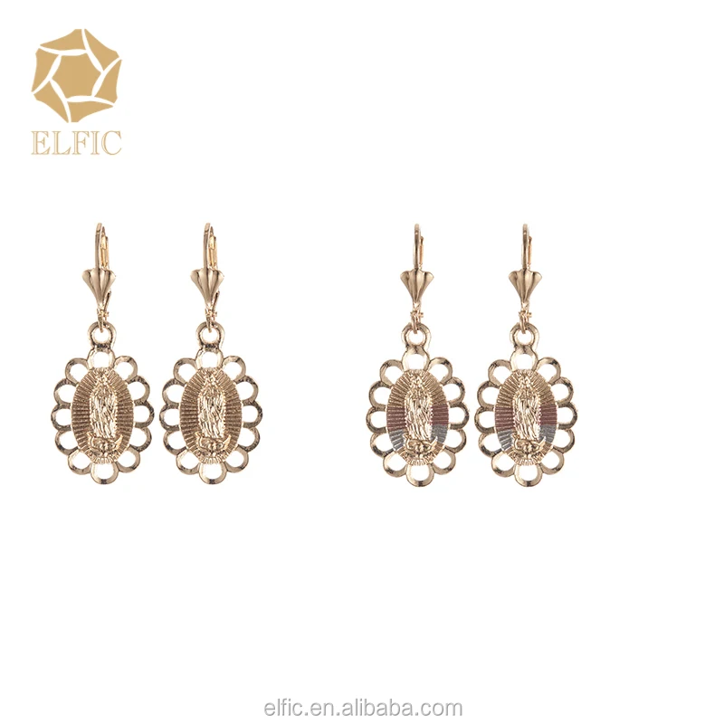 

Elfic Religious Earrings Jewelry Earrings Women Virgin Charms