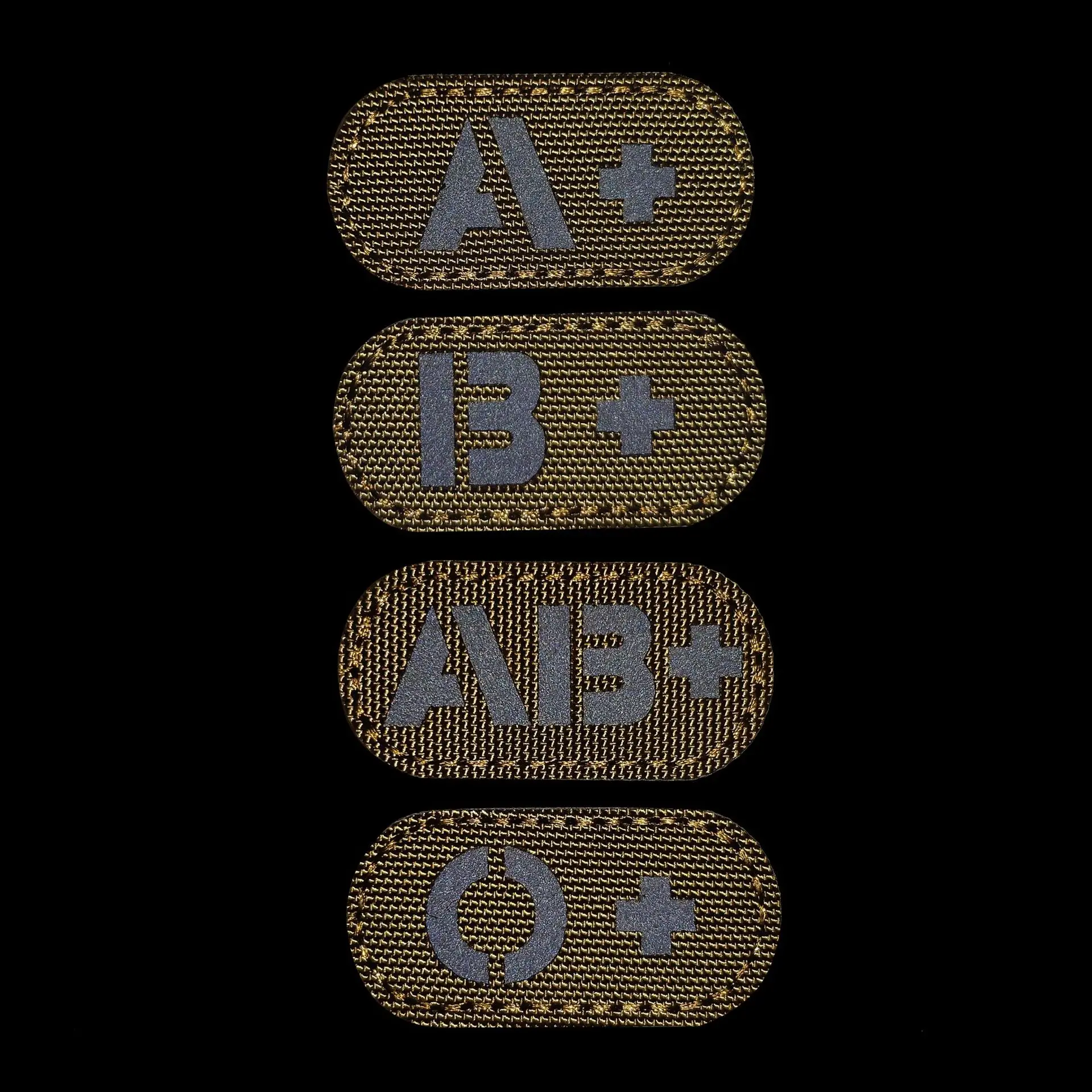 

Infrared Blood Patch Black CP Military Hook Loop Badge Patches For Clothing Parches