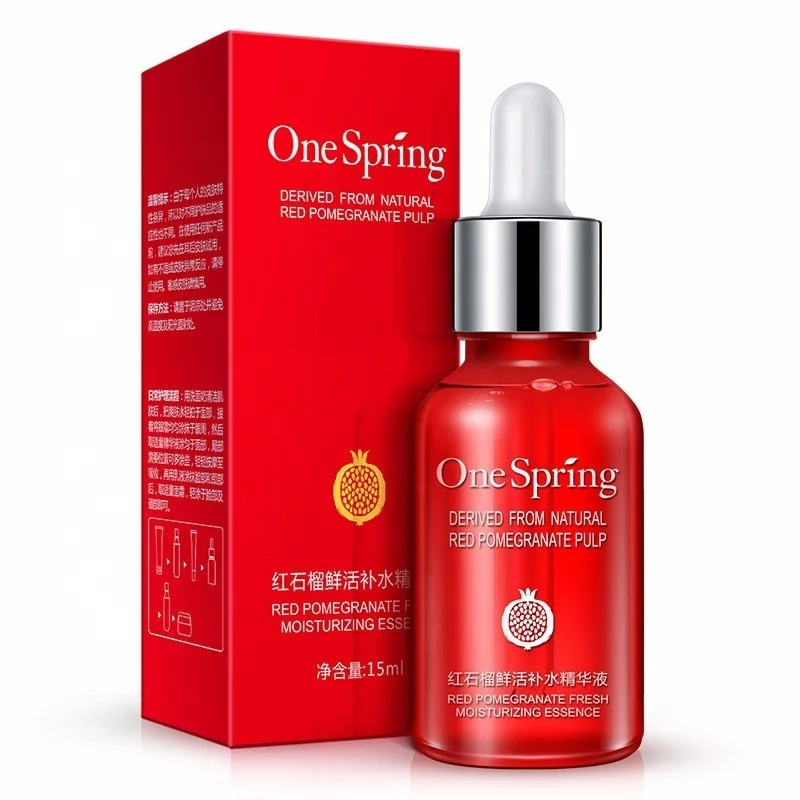 One Spring Moisturizing Remove Dark Spots Derum Liquid Tights Ageless Red Pomegranate Serum Face Essence Oil