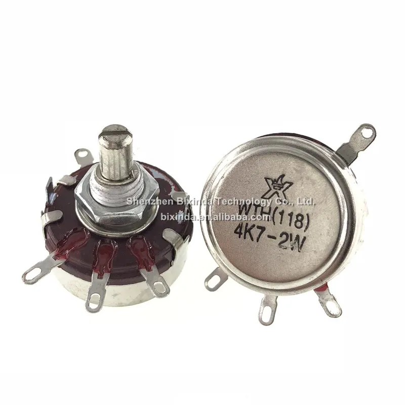 HTOYXPYYQ Relè WTH118-1A 2W 1K 2K2 4K7 10K 22K 47K Ohm Potenziometro - Foto 8
