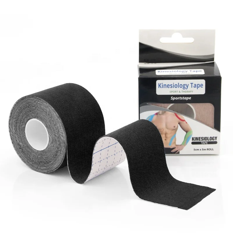 

Wholesale Factory Price 5cm*5m Waterproof Sports Muscle KT Tape Kinesiology Tape with Custom Logo, 18 colors