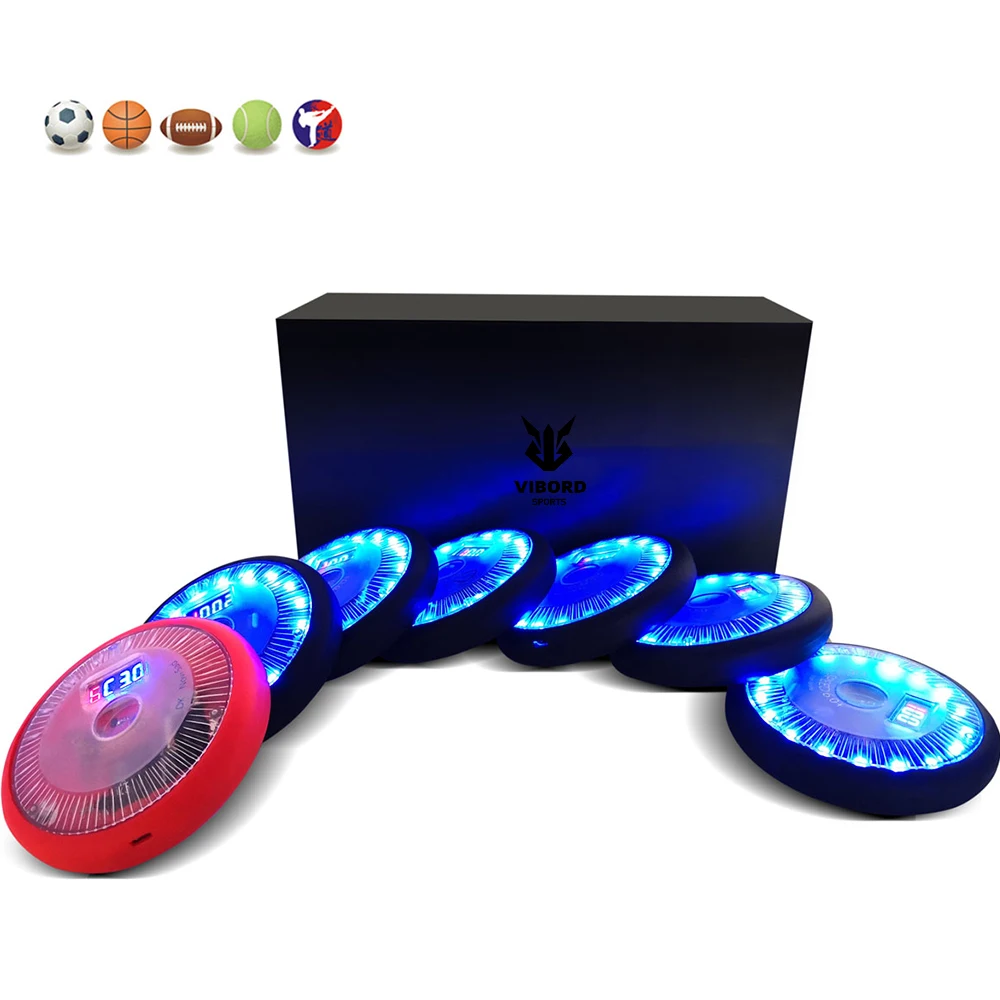 

Promotion speed agility trainer reflex app reaction led lights pod training agi fitness reaction light