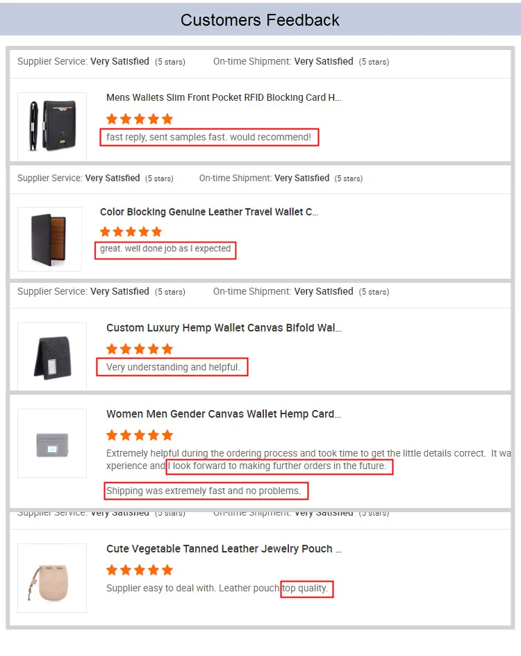 2 CUSTOMERS FEEDBACK