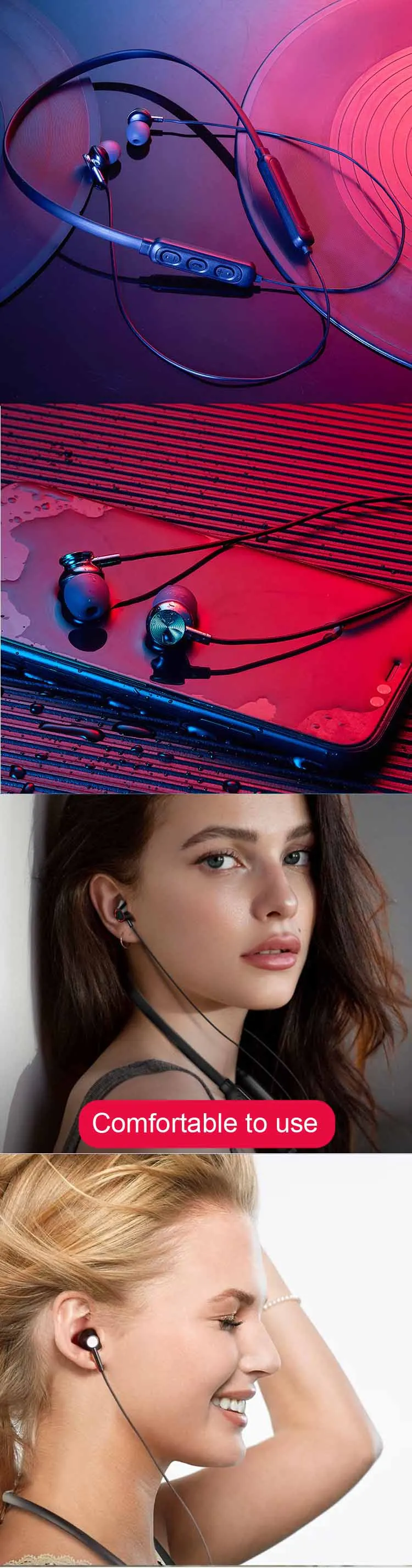 Handsfree Neckband Wireless Earphone