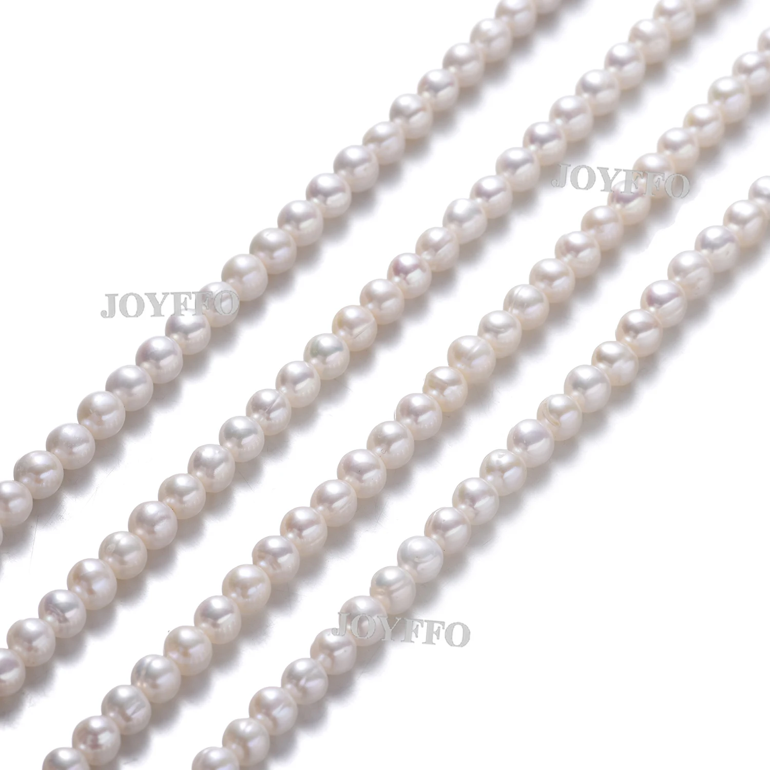 

Factory Wholesale 3 Standards 6mm 7mm Natural White Round Loose Pearl Beads Real Freshwater Pearls