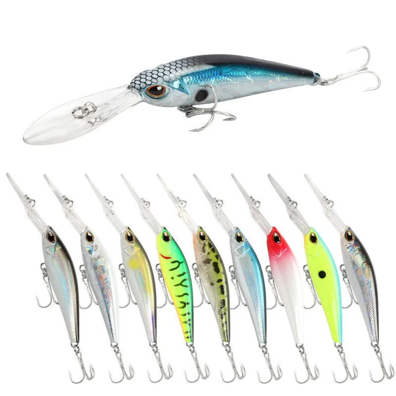 

Luya Bait 5.6g/9.3cm deep diving suspension 0-3.5 meters sea fishing M420 bait fishing lures, 10 colors