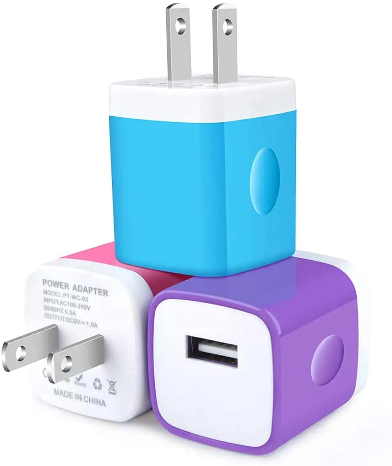 

Phone Accessories Fast Charger 5w Mobile Chargers Adapter Single USB Wall Charger i phone for Xs/XR/X/ 8/7/6 Plus, White /black/colorful