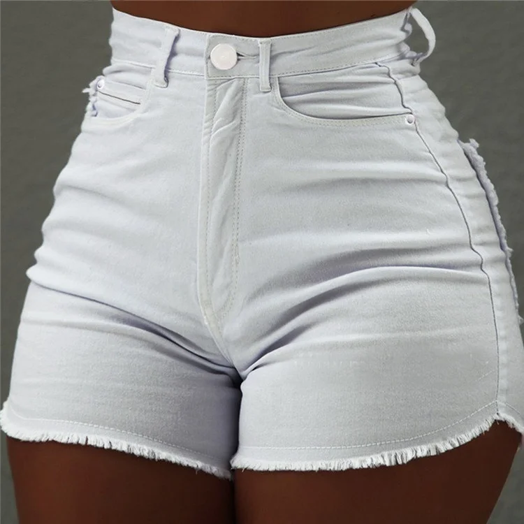 skinny denim shorts womens
