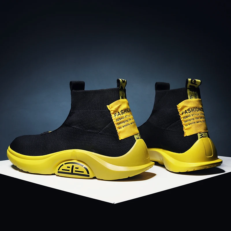 

Men Sock Sneakers Walking Shoes Fitness Sock-Like Mesh Male Sneakers Tenis Casual Adults Trainers foot wear for men
