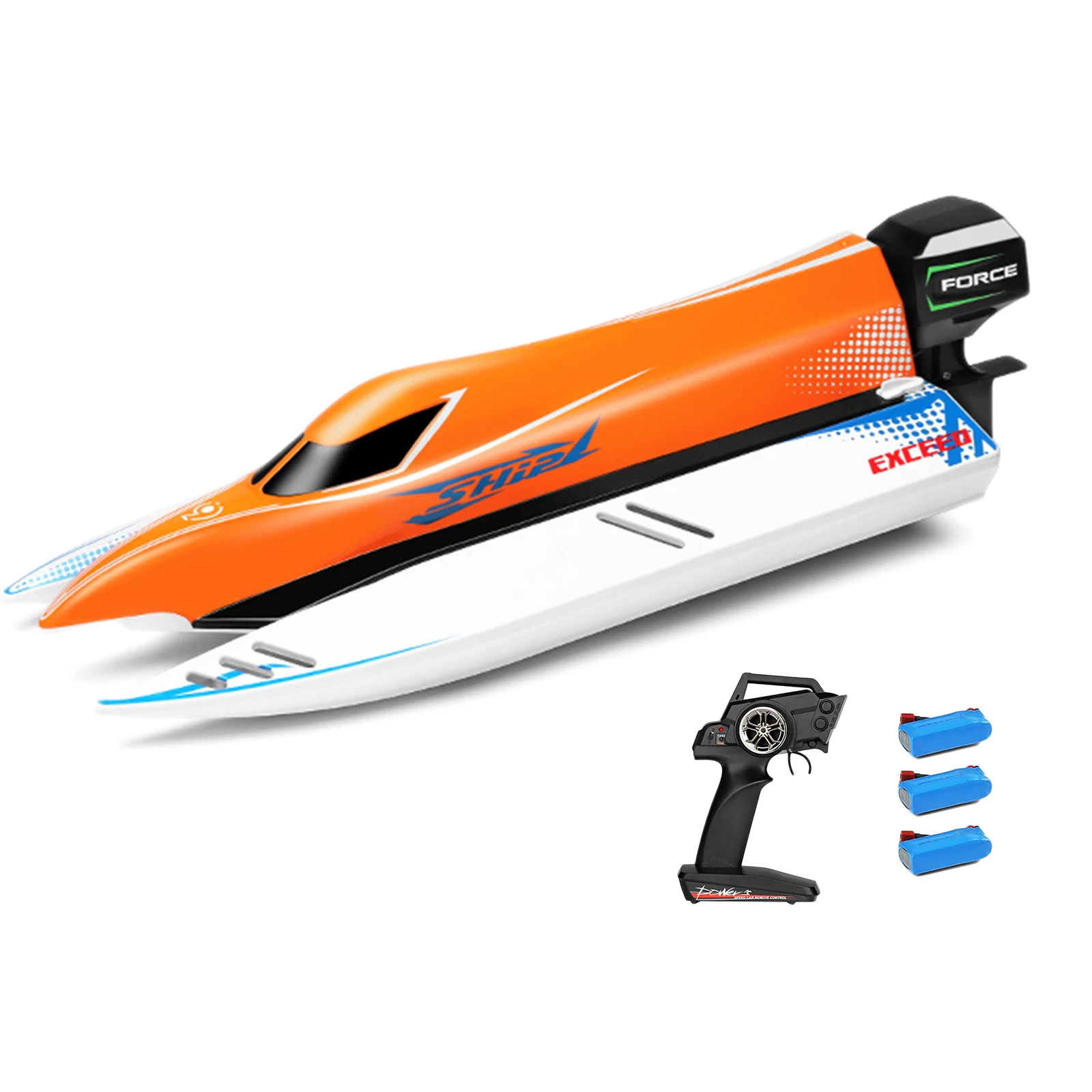 

Wltoys Boat WL915-A 2.4Ghz 2CH 45km/h RC Boat Brushless High Speed Racing Automatic righting Boat for Adults RC Speedboat Ship