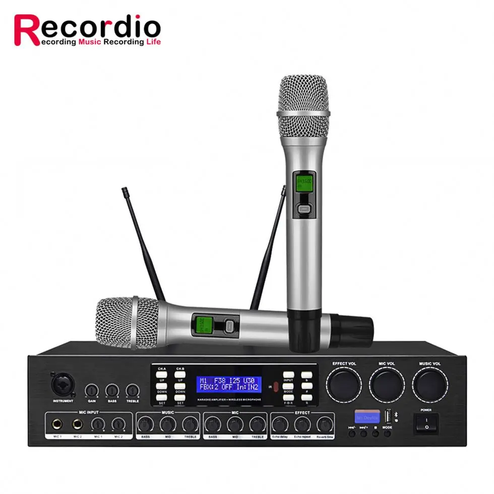 

GAW-L900 Hot Selling Live Broadcast Microphone Kit With Low Price, Black