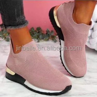 

Sneakers Women Vulcanized Shoes Ladies Solid Color Slip-On Sneakers Female Casual Sport Shoes 2021 Fashion Mujer Shoes, White,beige,grey,black,pink,red