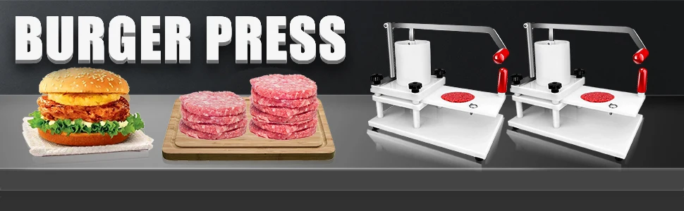 Commercial Manual hamburger patty burger press machine butcher Diameter 130mm 