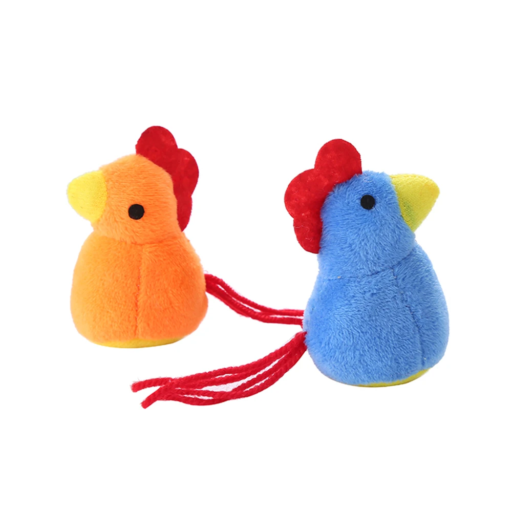 

Peppermint chick-shaped cat toy popular soft doll cat toy high-quality chicken-shaped cat toy