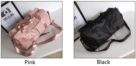 Independent shoes dry and wet separation sports female yoga gym bag simple large-capacity travel sports training bag