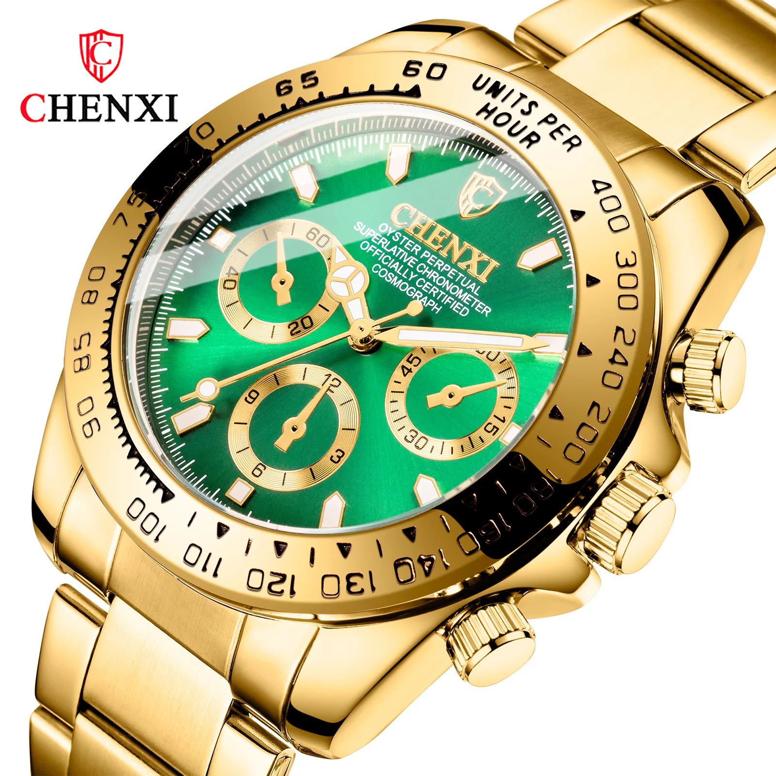 

CHENXI 086a Male Golden Watch Men Wrist Casual Quartz Watch Luxury Brand Waterproof Clock Man Wristwatches Relogio Masculino, 6-colors