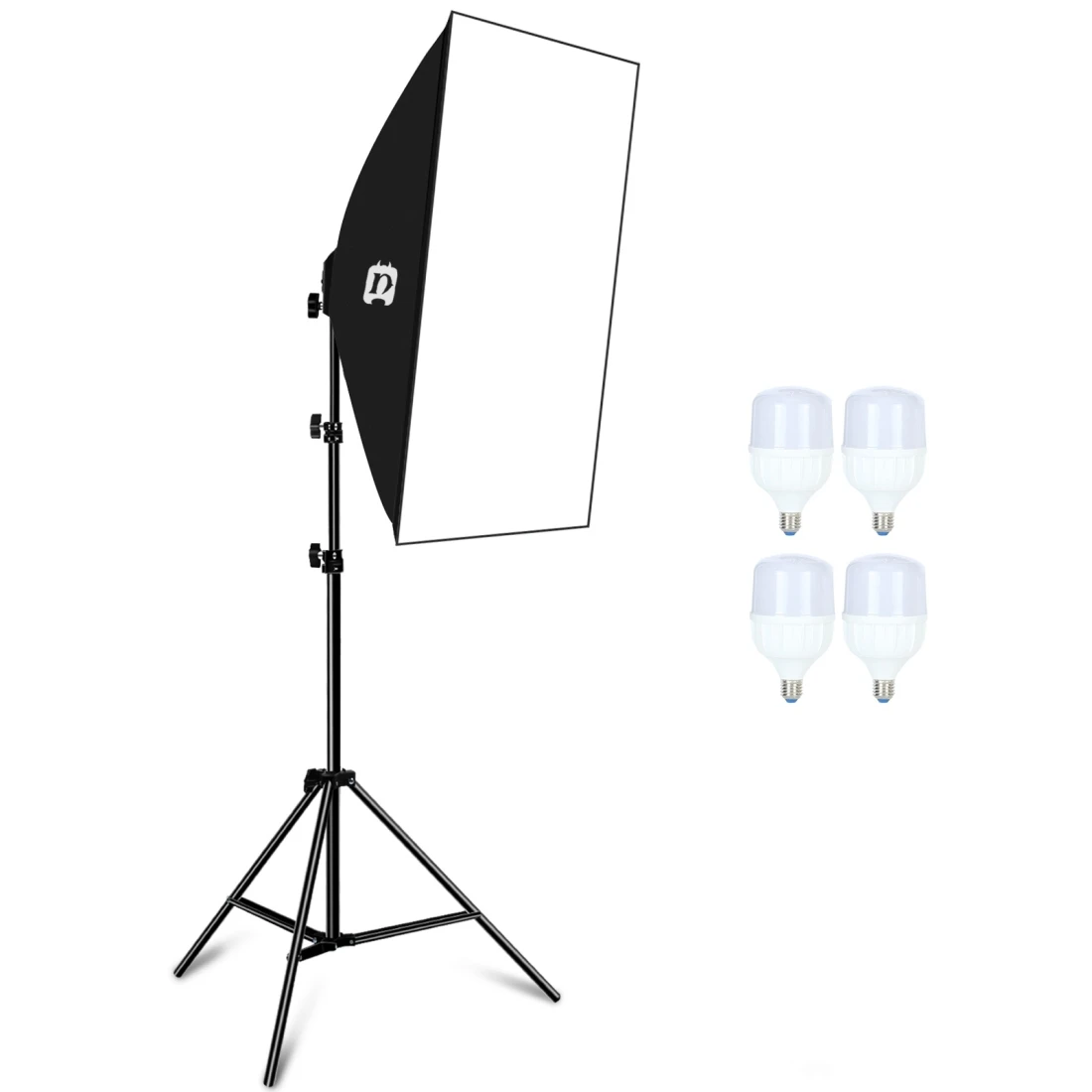 

New Puluz 4 lamp shooting light professional softbox led photo studio accessories audio video photographic lighting