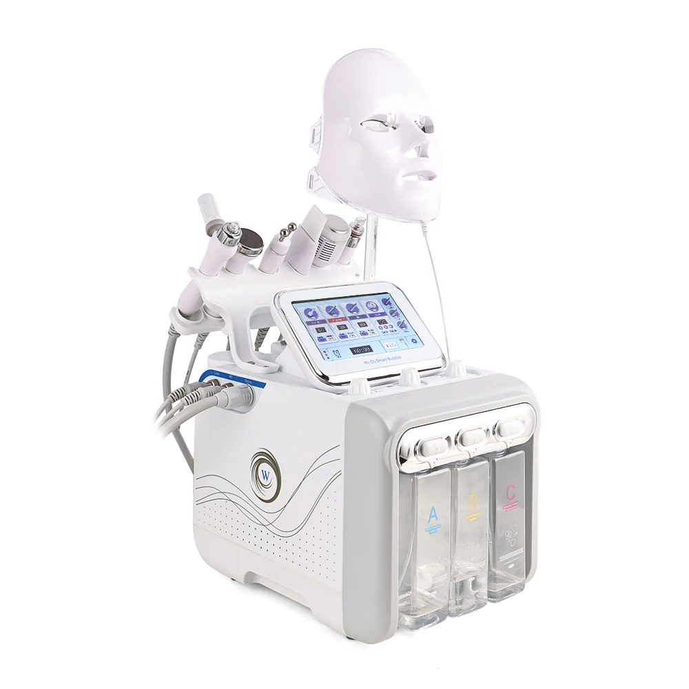 

USA stock 7 in 1 h2o2 hydro microdermabrasion instrument hydra oxigen dermabrasion machine for facial