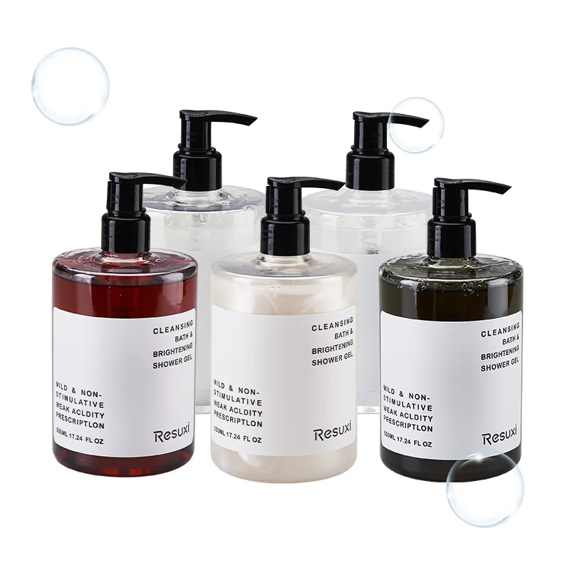 

Skin Natural Nourishers instantly Soft Skin 500ml Perfume Shower Gel OEM Rose Perfume Body Skin Wash Cleaning shower gel