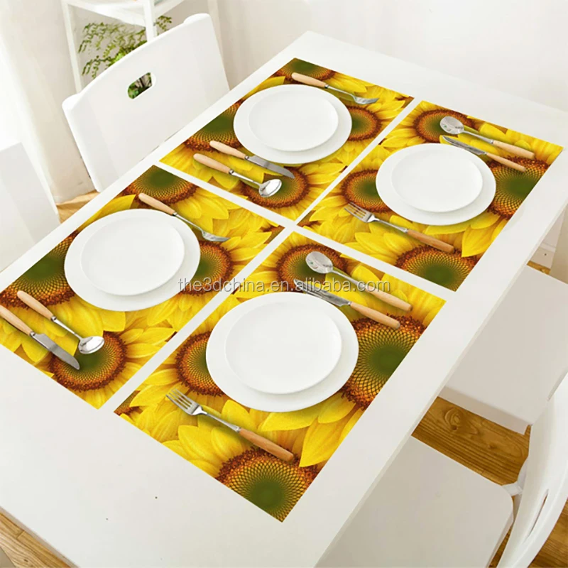 Low Price Beautiful Cartoon Pvc Pp 3d Lenticular Dining Table Placemat ...