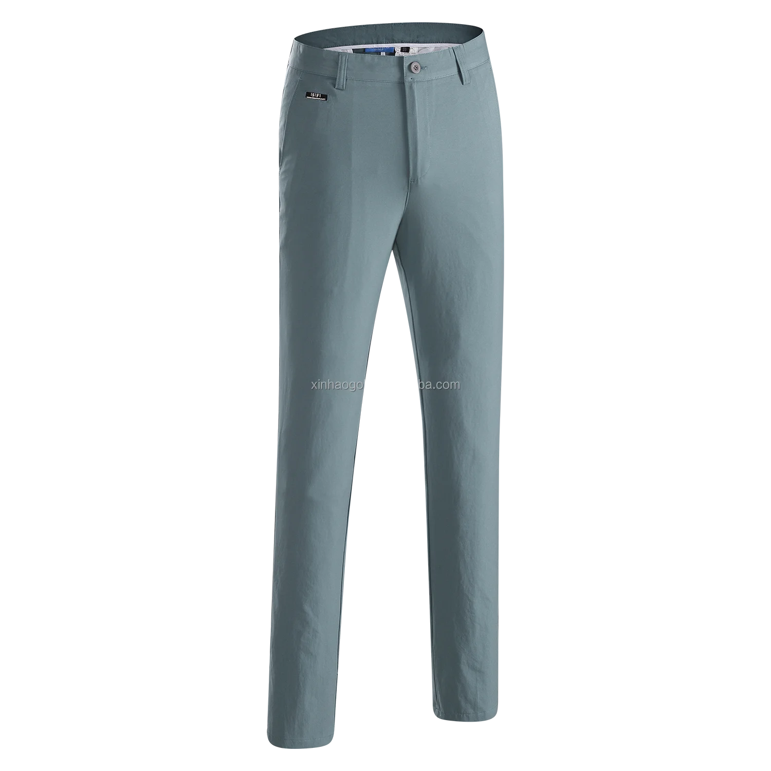 

Wholesale Custom Design Golf Lightweight Trousers Side pockets Recycled Polyester Mens Golf Pants