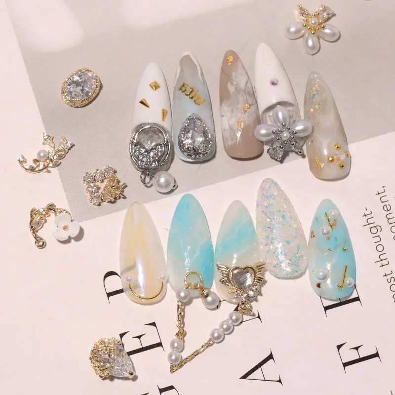 

Fashion 3D Luxury Nail Charms Zircon For Nail Art, As pic