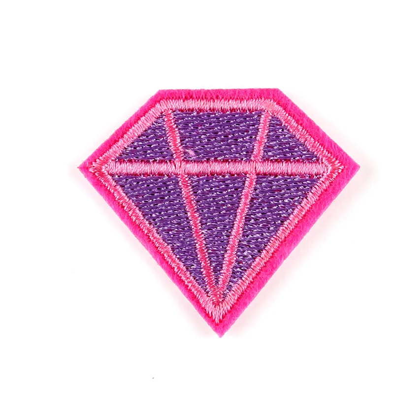 

Popular diamond CLOTH BADGE handmade patchwork clothing embroidery patch