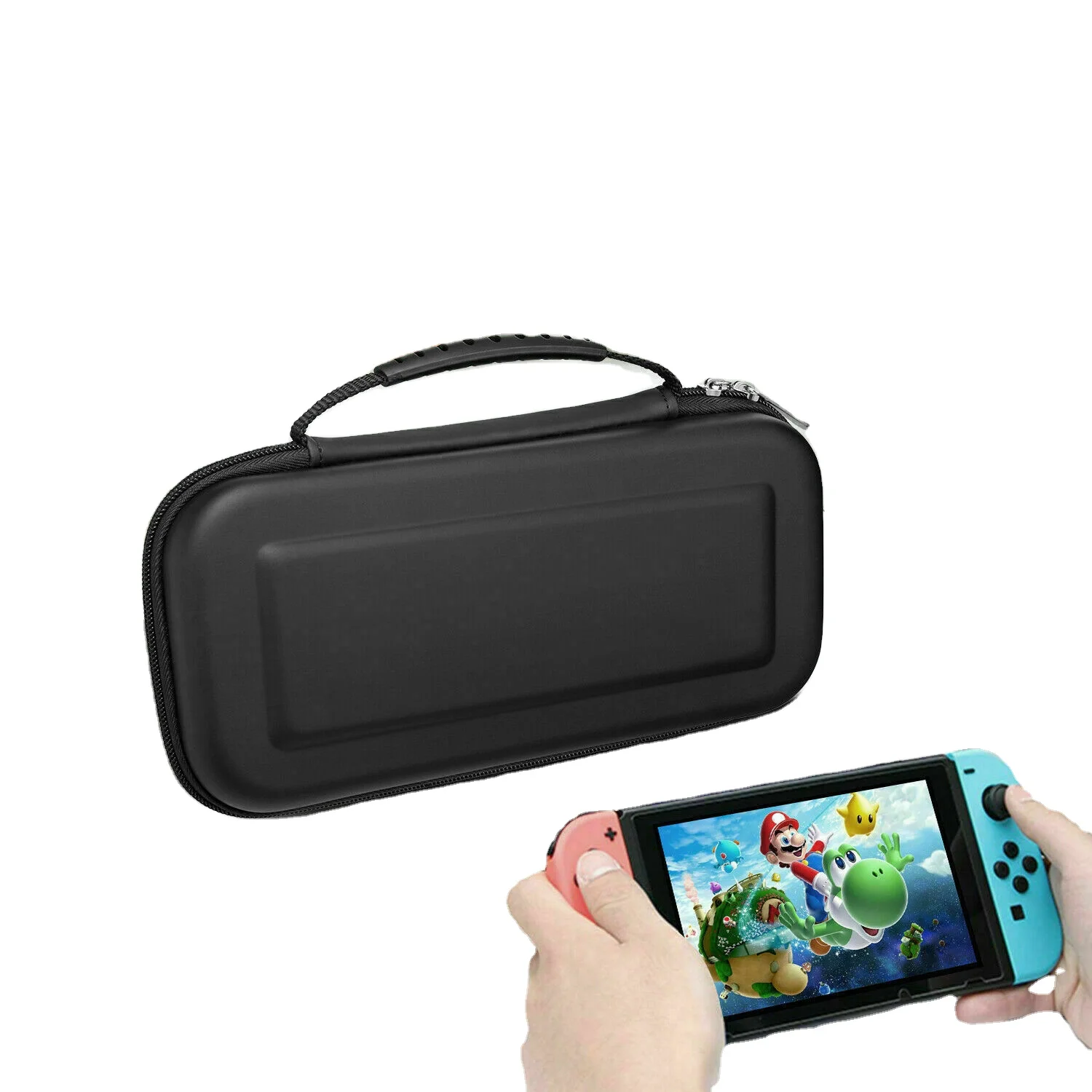 

Waterproof Portable Console Hard Shell Case Protection Carry Case for Nintendo Switch Only for USA, Black