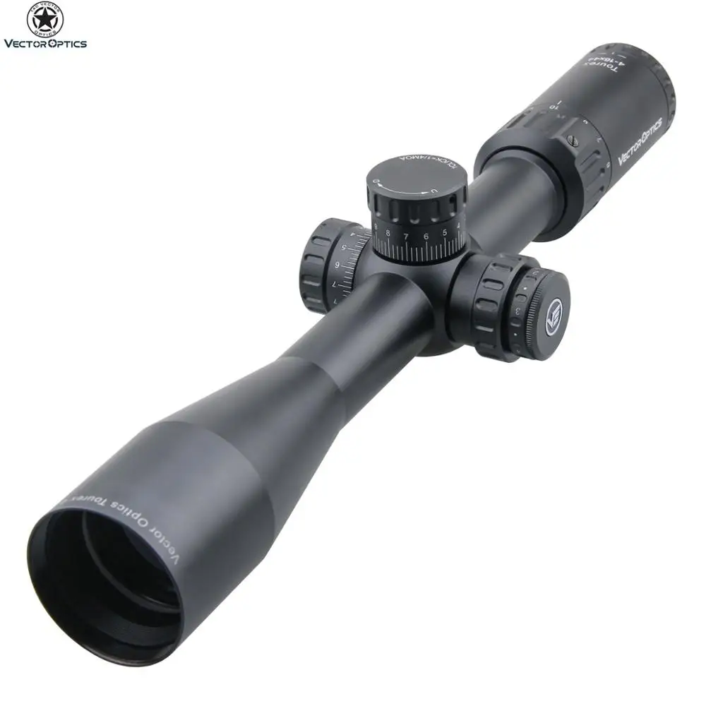 

Vector Optics Tourex 4-16x44 Zero Stop MOA FFP Long Range Target Shooting Game Hunting Scope for 6.5 Creedmoor Remington Magnum