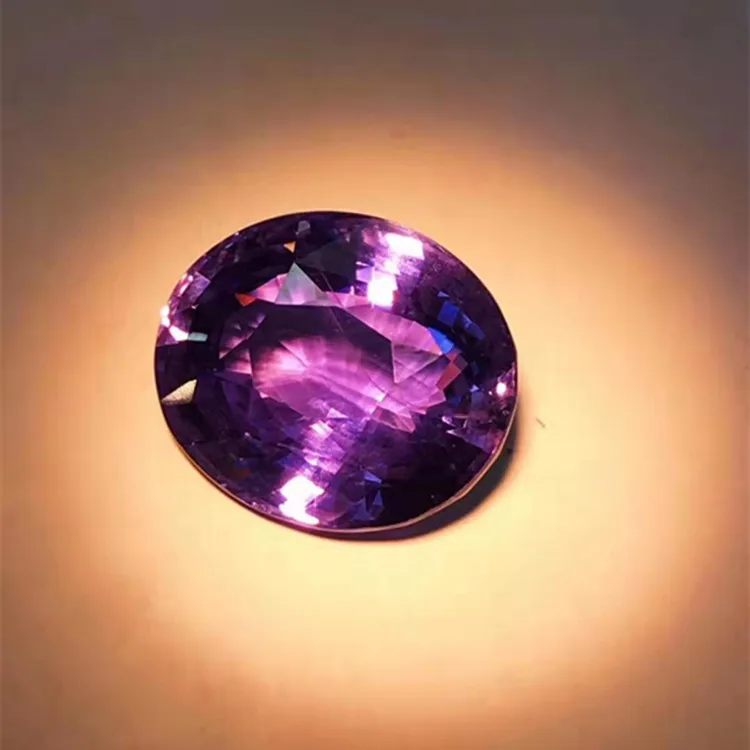

SGARIT rare precious loose gem stone CGL 10.12ct violet-purple Sri Lanka unheated natural color change sapphire