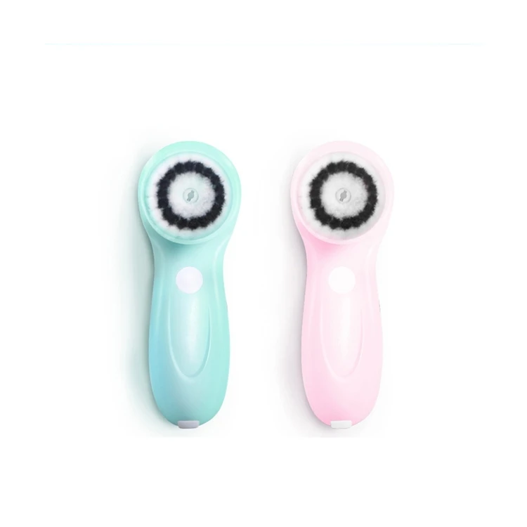 

Portable deep clean 3 in 1 spin facial face brush electric waterproof face cleansing brush, Pink,blue or at your request