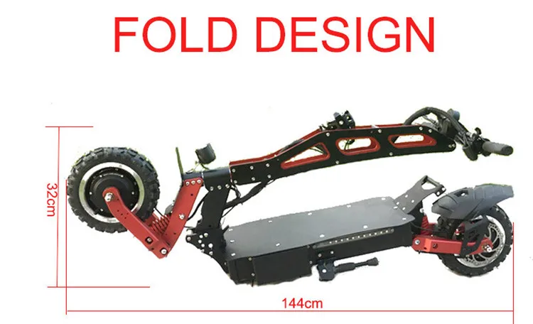 New SK-11adult 8000W offroad foldable off road dual motor electric scooter in Europe warehouse warehouse