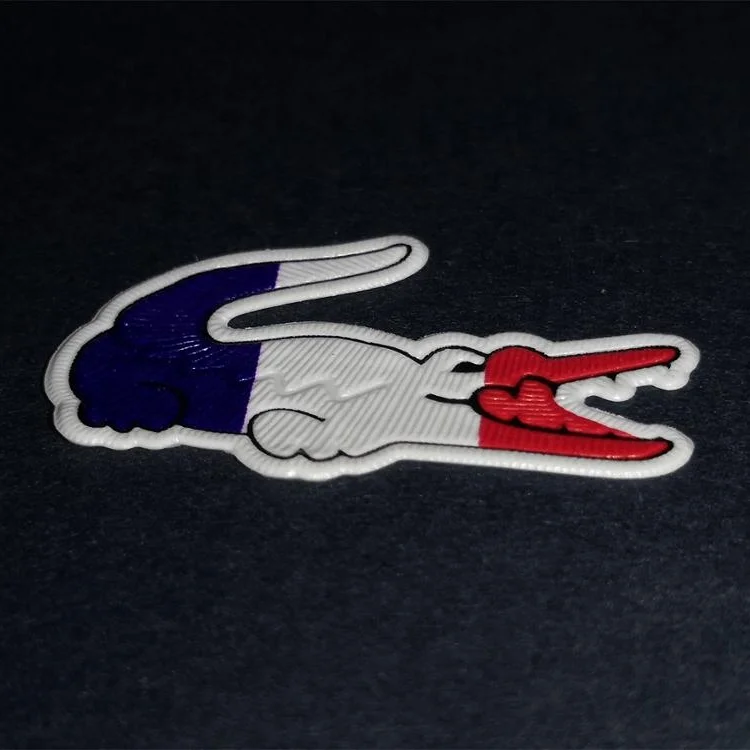 

3d tpu patch heat transfer for clothing garment hat, Customized