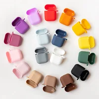 

wholesale silicone bluetooth earphone airpods 1/2 case accessories headphones air pods wireless earbuds cover case