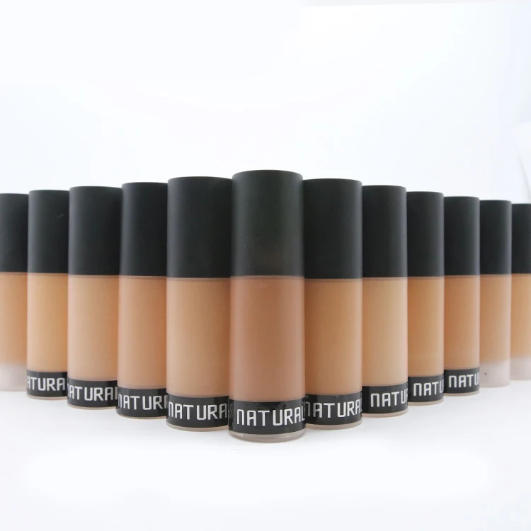 

ARTMISS Waterproof Natural Long Lasting Full Coverage Foundation Private label Vegan Makeup Foundation Liquid Foundation, 8 colors(custom)