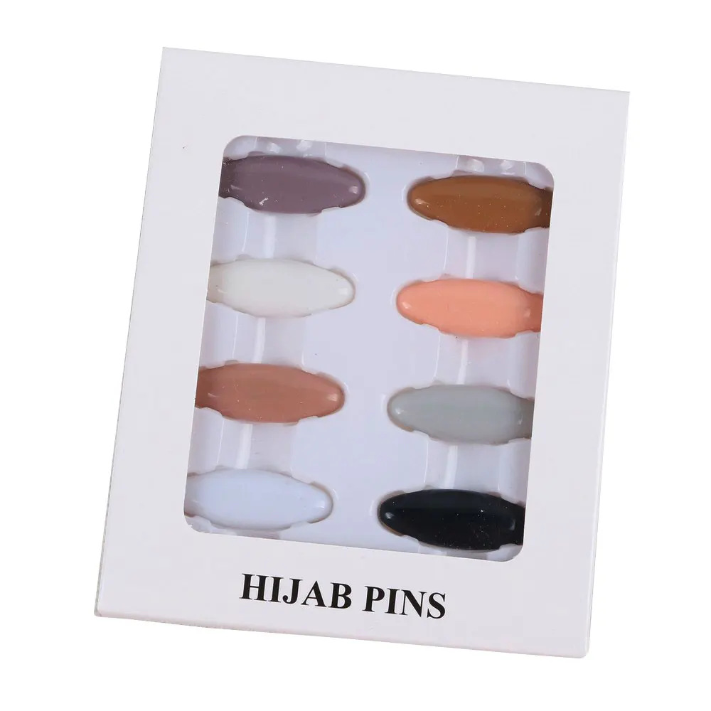 

wholesale High Quality Safety Plastic Pin Muti-Color Headscarf Accessories Muslim Hijab Brooches Safety Pins Buckle, Refer to picture