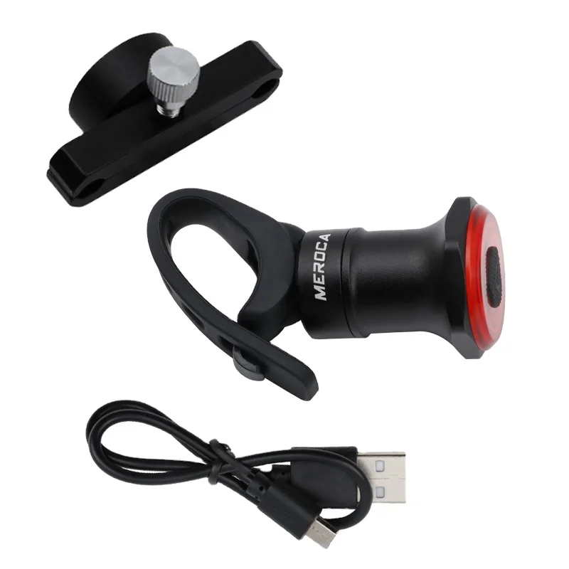 

Meroca Bicycle Brake taillights Intelligent sensor lights USB Rechargeable Road bike MTB Rear light COB tail lights