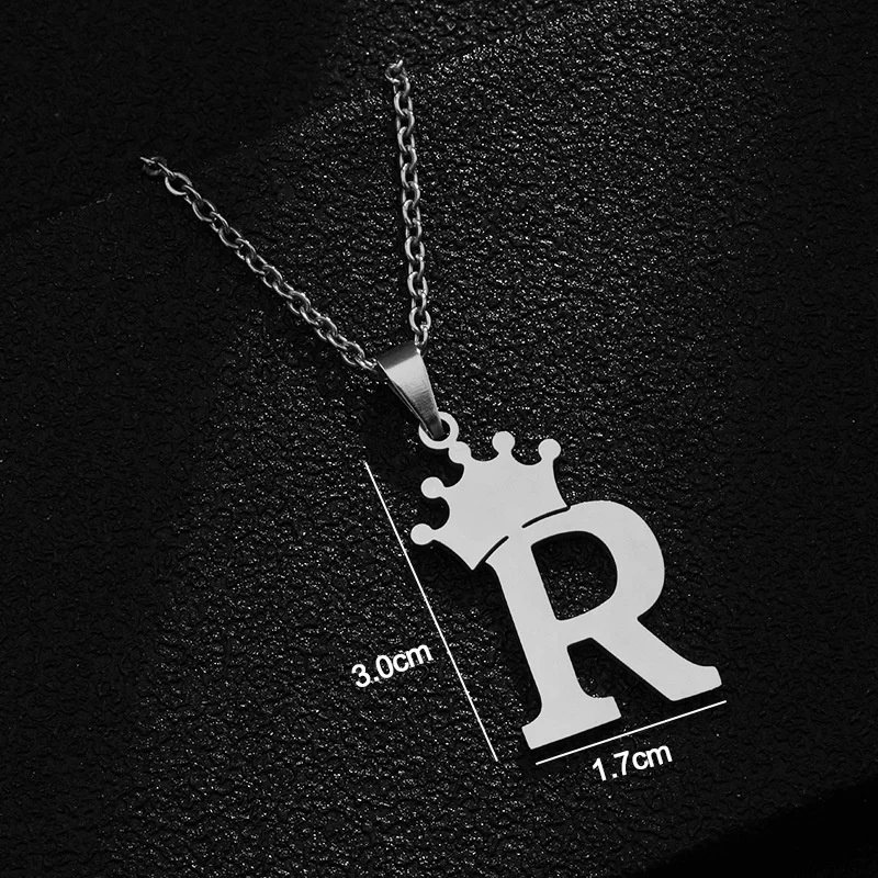 

Charm Jewelry Gold Plated Punk Letter crown Pendant Necklace Women chain necklace pendant jewellery necklaces 2020, Picture shows