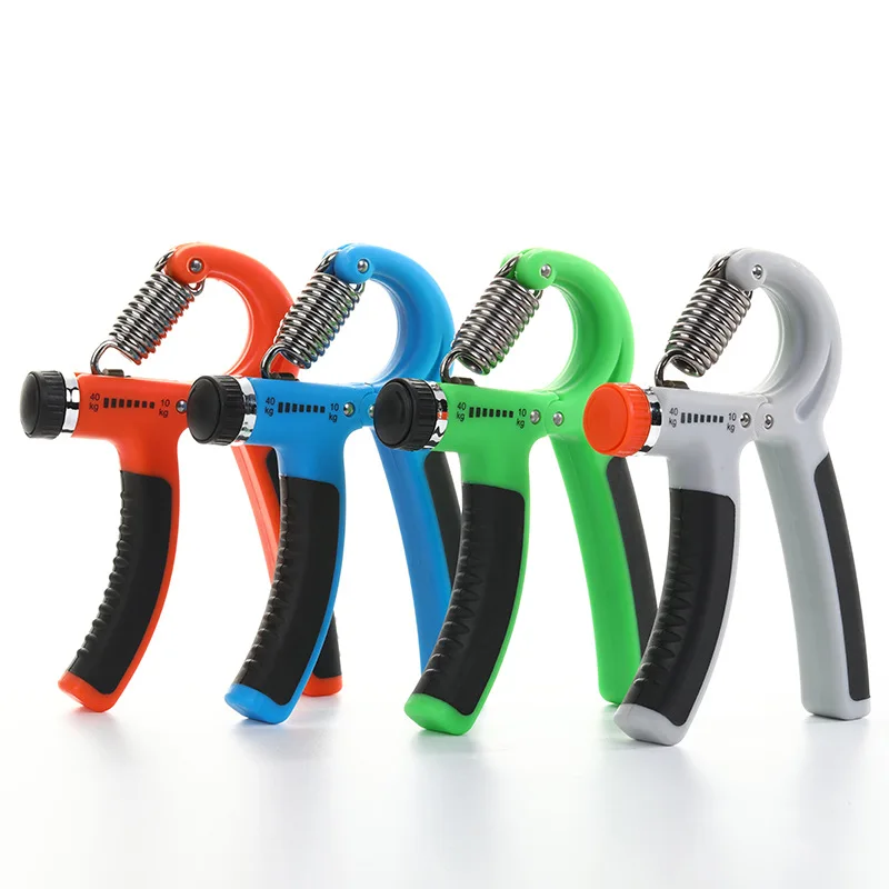 

TELLUS Multi Colors Non-slip Hand Grip Strengthener 10-40KG Adjustable Resistance Exerciser Hand Grip Counter for Home Exercise