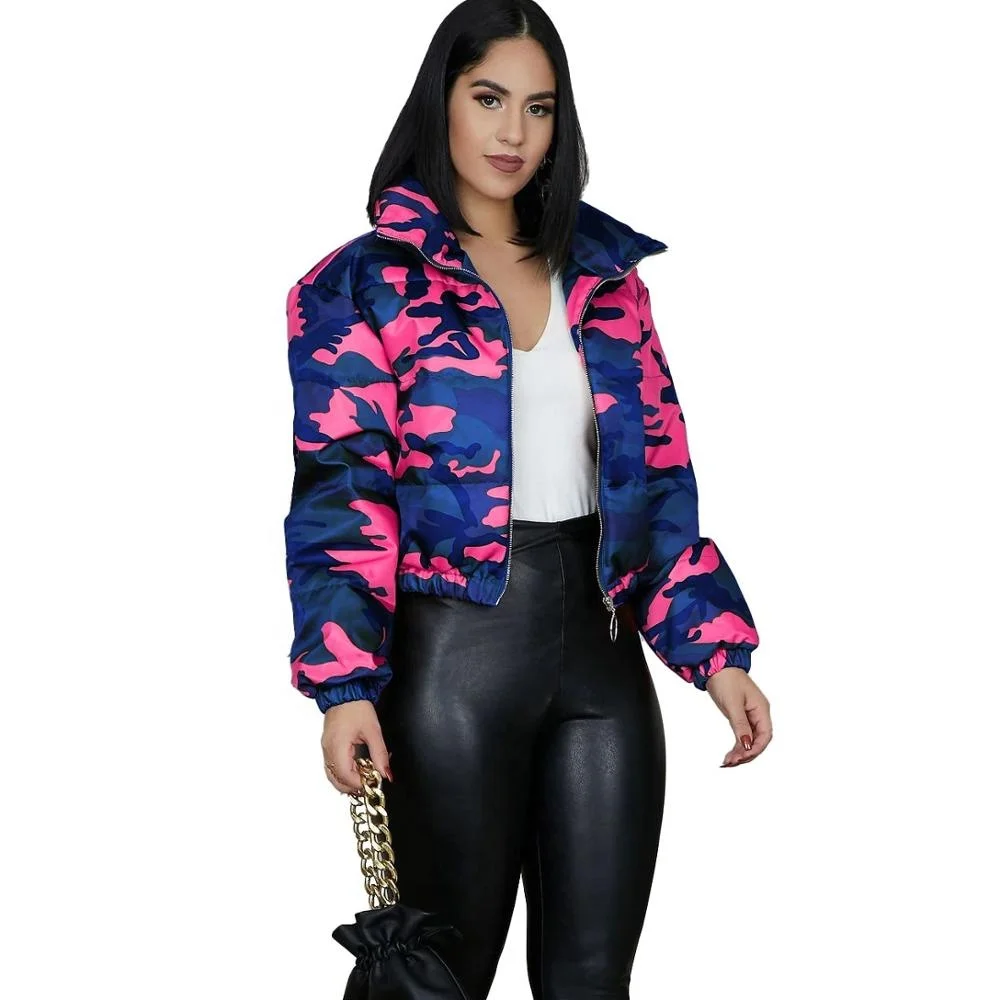 

YD - AJ4551 2020 new arrival fall plus size jackets camouflage jacket women winter