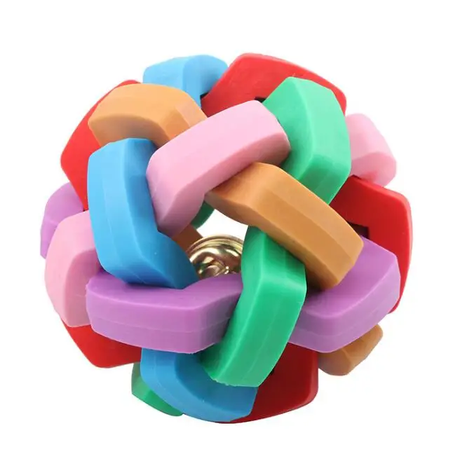 

Wholesale Custom Dog Toys TPR Bell Pet Training Ball Toys