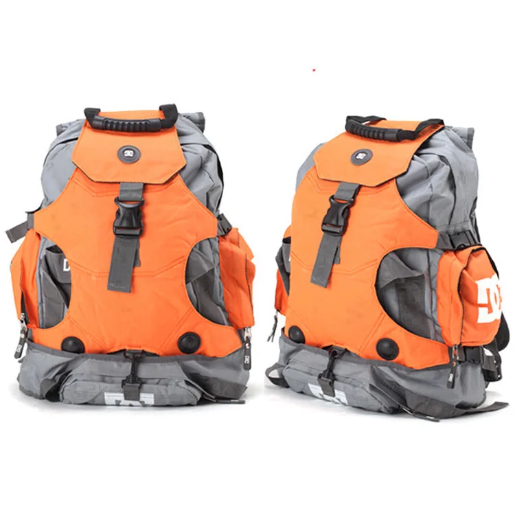 

Wholesale custom logo roller skates bag ski backpack, Black ,custom color