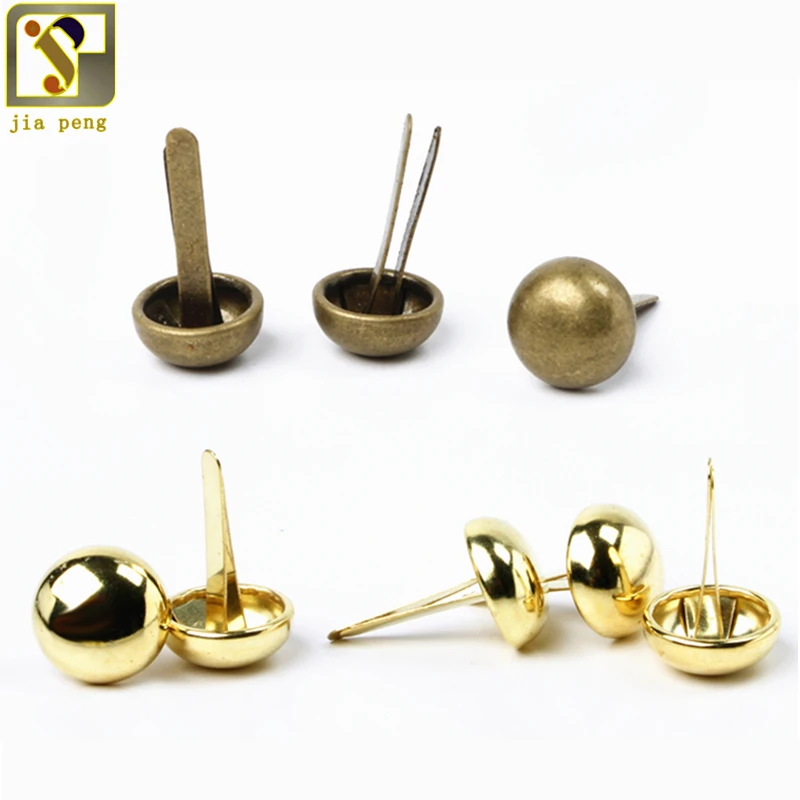 

Tone Dome Metal Decorative Spikes Two Feets Mushroom Rivets for Fashion Leather Craft Studs Spots Repair Buttons, Silver/golden/bronze